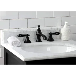 Outlet KC706XPKL-P Duchess Widespread Bathroom Faucet with Brass Pop-Up 8
