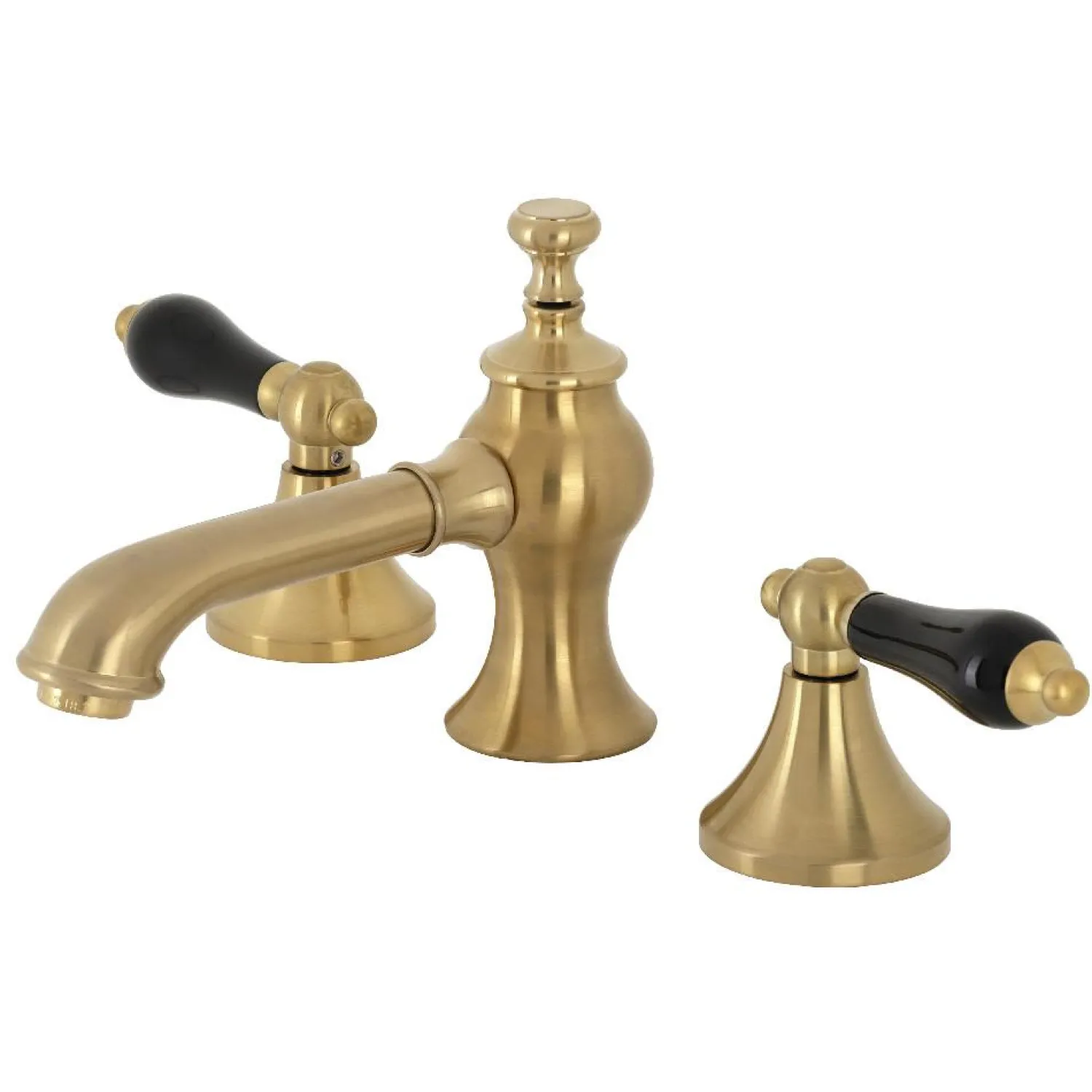 Outlet KC706XPKL-P Duchess Widespread Bathroom Faucet with Brass Pop-Up 8" Widespread