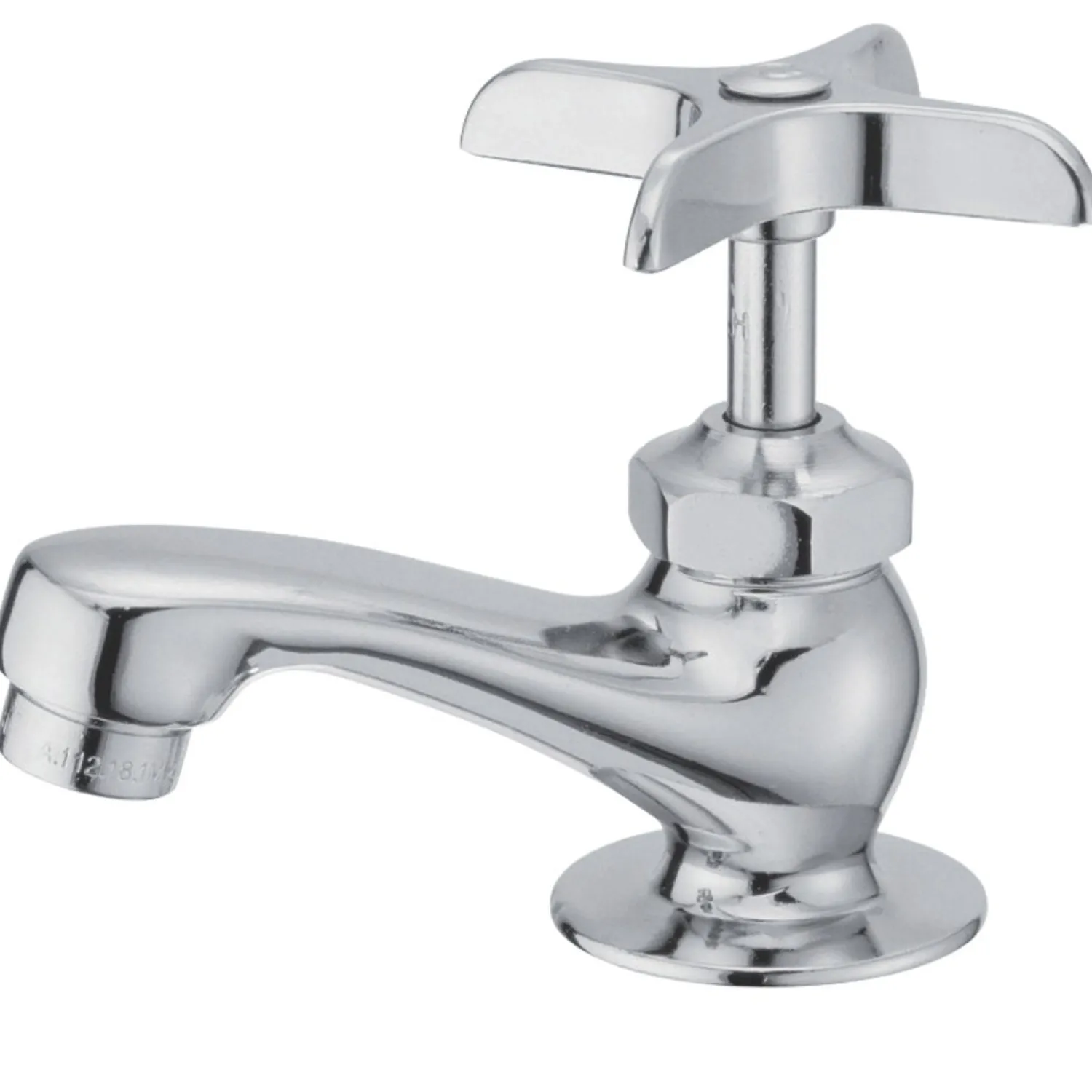 Clearance KF301 Compression Basin Faucet in Polished Chrome Single Hole|Basin Faucet Separates