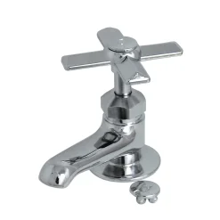 KF201 Compression Basin Faucet in Polished Chrome Single Hole|Basin Faucet Separates