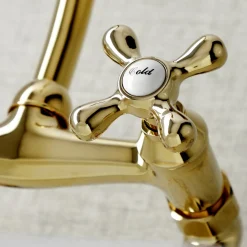 Hot Kingston 6-Inch Adjustable Center Wall Mount Kitchen Faucet Wall Mounted Kitchen Faucets