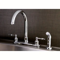 Clearance Knight Centerset Kitchen Faucet Faucets With Side Spray
