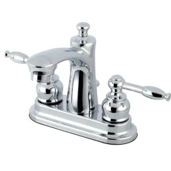Hot Knight Deck Mount 4-Inch Centerset Bathroom Faucet 4