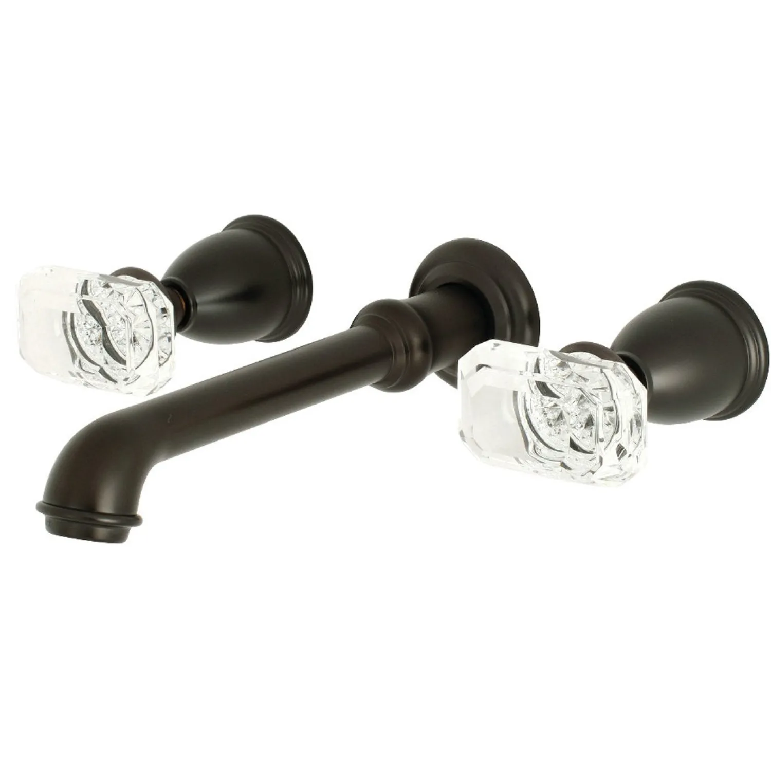 Outlet Krystal Onyx Two-Handle Wall Mount Bathroom Faucet Wall Mount