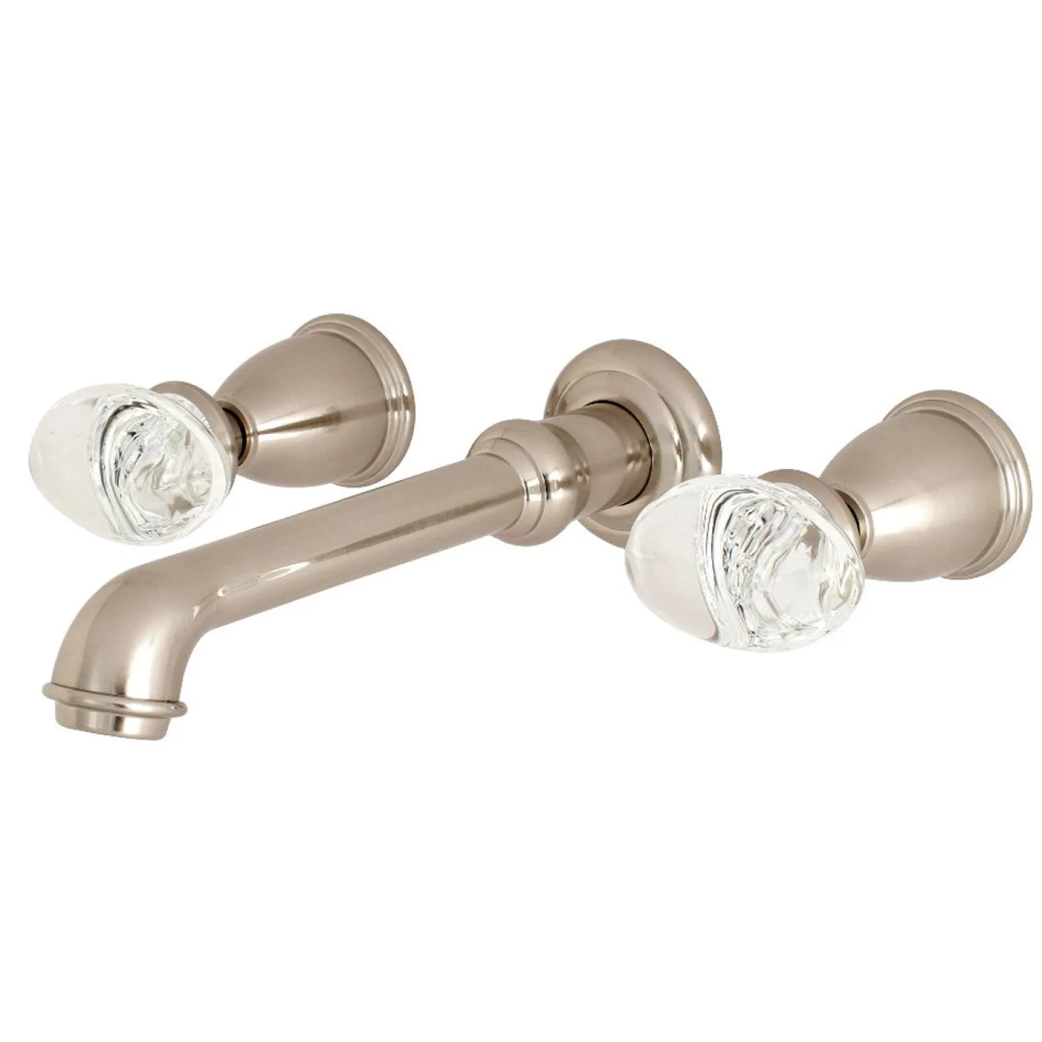 New Krystal Onyx Two Handles Wall Mount Roman Tub Faucet Tub Faucets