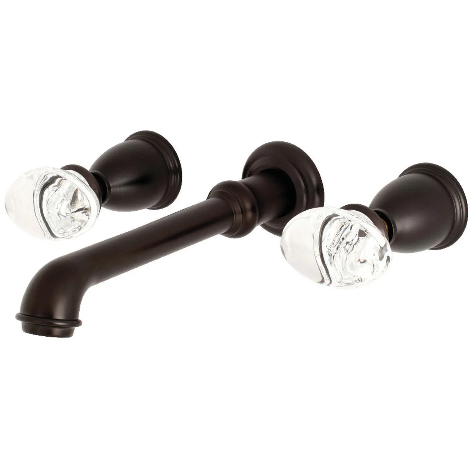 New Krystal Onyx Two Handles Wall Mount Roman Tub Faucet Tub Faucets