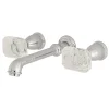 Best Krystal Onyx Wall Mount 2-Handle Bathroom Faucet Wall Mount