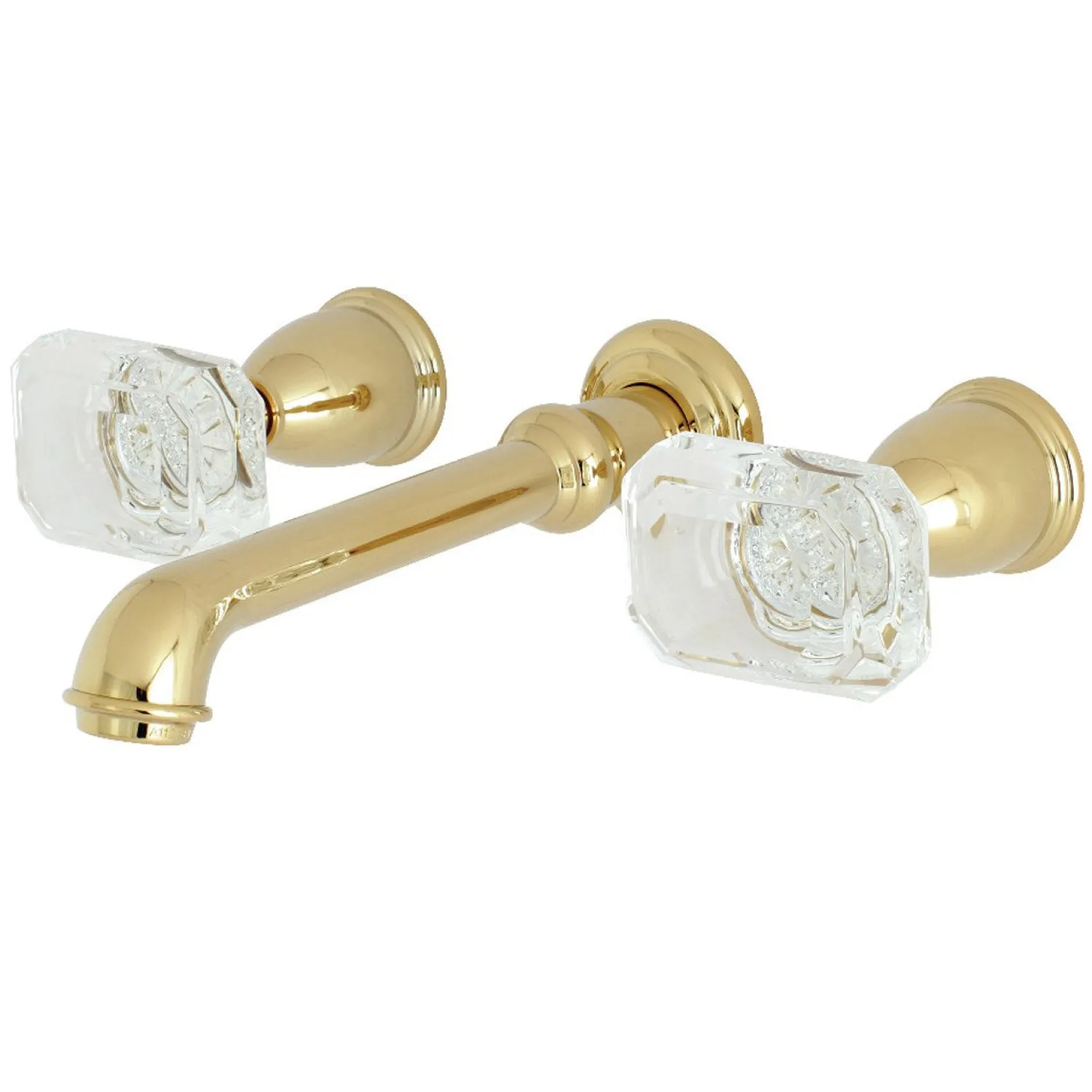 Best Krystal Onyx Wall Mount 2-Handle Bathroom Faucet Wall Mount