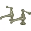 New KS3208BL Restoration Basin Tap Faucet in Brushed Nickel Single Hole|Basin Faucet Separates
