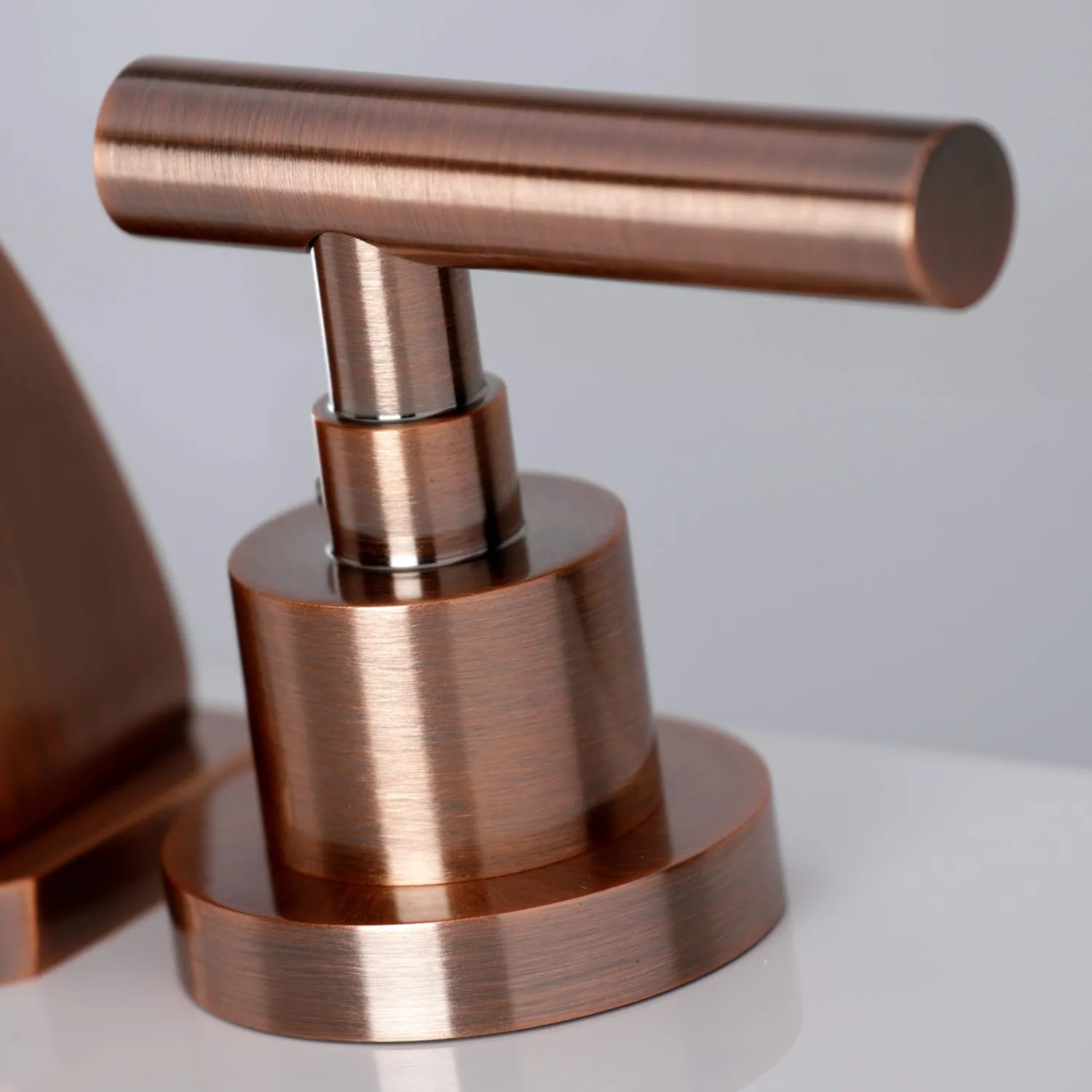 Clearance KS494CMLAC Manhattan 8 in. Widespread Bathroom Faucet, Antique Copper 8" Widespread