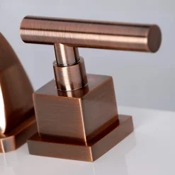Sale KS494CQLAC Claremont 8 in. Widespread Bathroom Faucet, Antique Copper 8