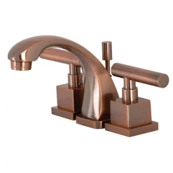Sale KS494CQLAC Claremont 8 in. Widespread Bathroom Faucet, Antique Copper 8