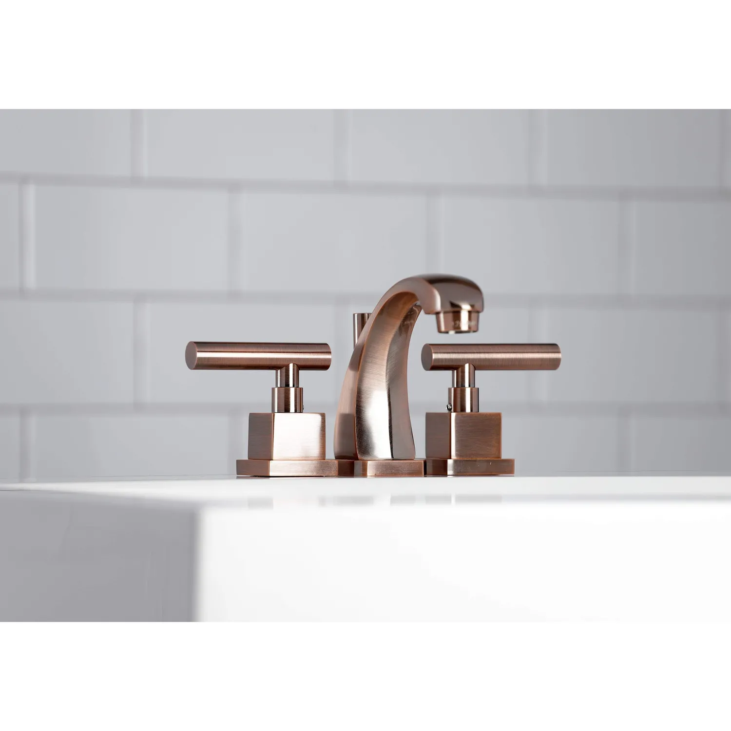 Sale KS494CQLAC Claremont 8 in. Widespread Bathroom Faucet, Antique Copper 8" Widespread