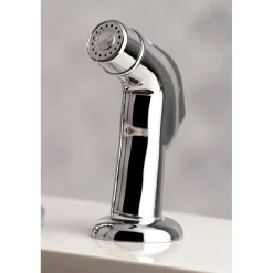 Hot KS821CSP Single-Handle Kitchen Faucet in Polished Chrome Widespread Kitchen Faucets|Faucets With Side Spray