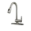 KS8898CTL Pull-Down Kitchen Faucet in Brushed Nickel Single Hole