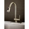 Hot KS8898DL Pull-Down Kitchen Faucet in Brushed Nickel Single Hole