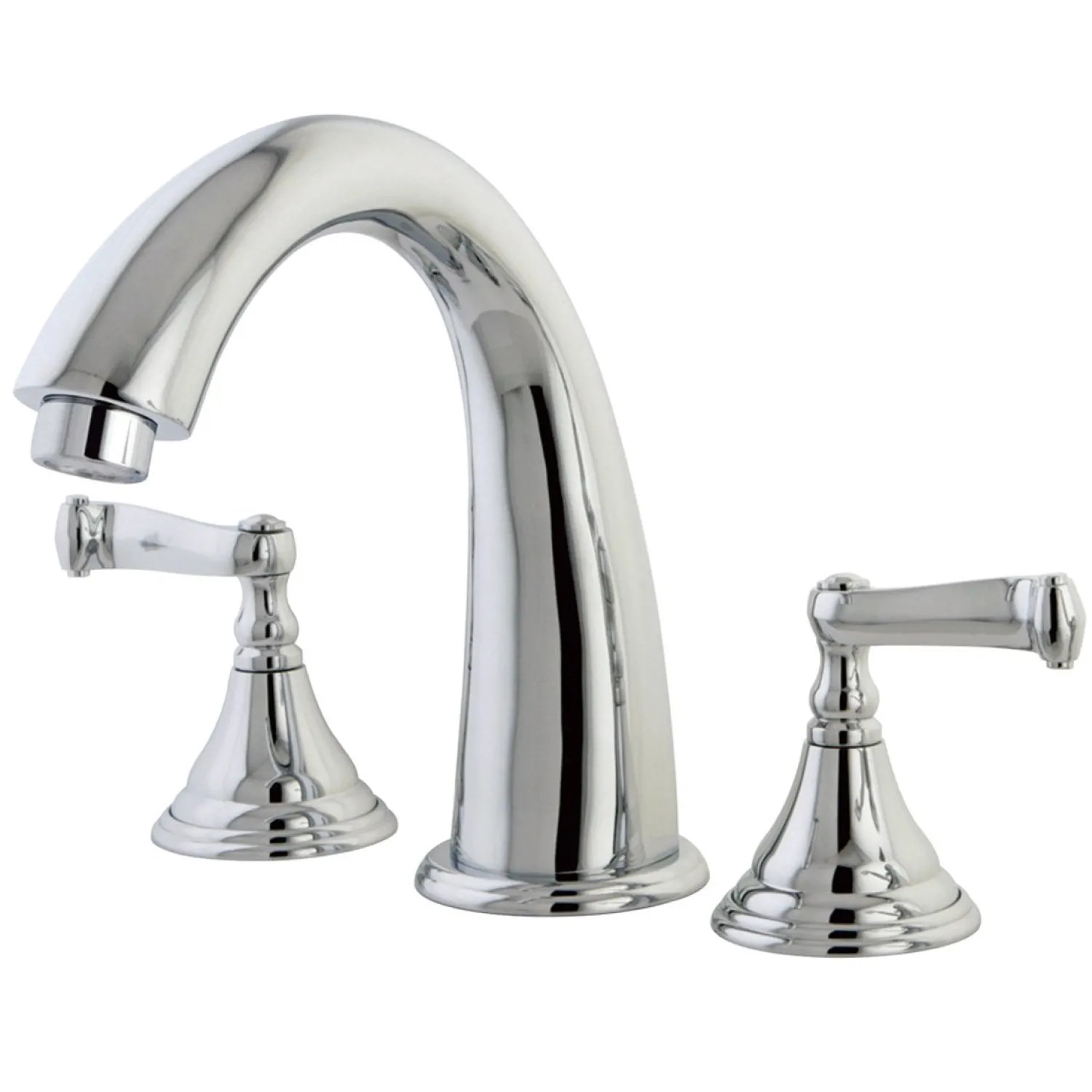 Online KS5361FL Royale Two Handle Roman Tub Filler in Polished Chrome Tub Faucets