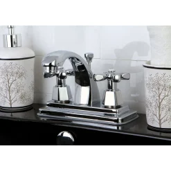 Best KS4641HX 4-Inch Centerset Bathroom Faucet in Polished Chrome 4" Center Set