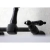 Discount KS1240PKL Duchess Two-Handle Wall Mount Bridge Kitchen Faucet, Matte Black Wall Mounted Kitchen Faucets