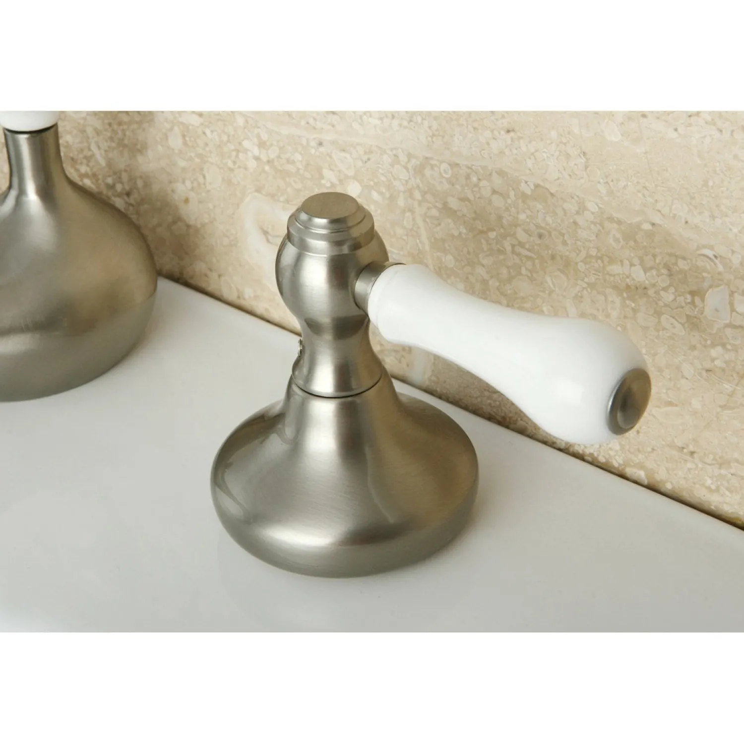 Best KS948PL 8 to 16-Inch Widespread Bathroom Faucet in Brushed Nickel 8" Widespread