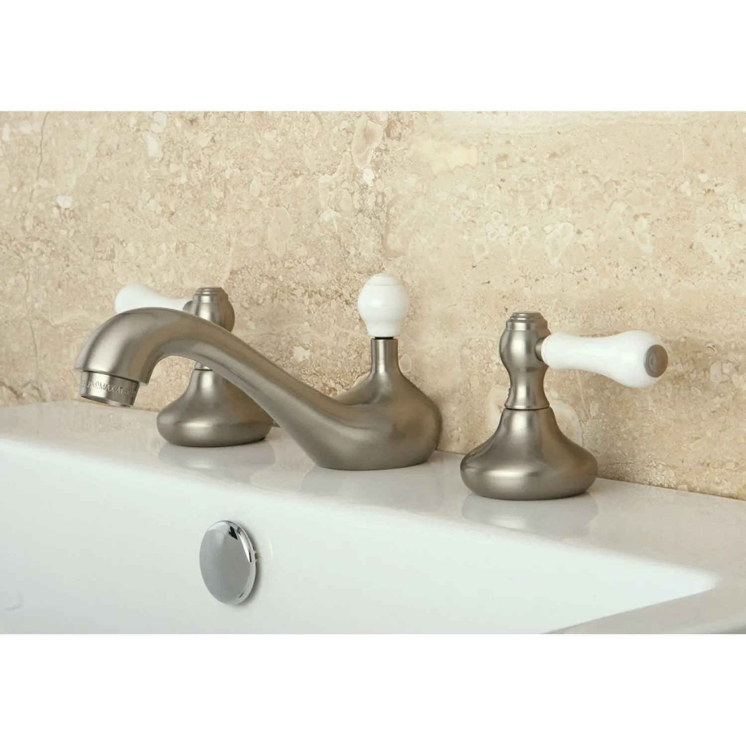 Best KS948PL 8 to 16-Inch Widespread Bathroom Faucet in Brushed Nickel 8" Widespread