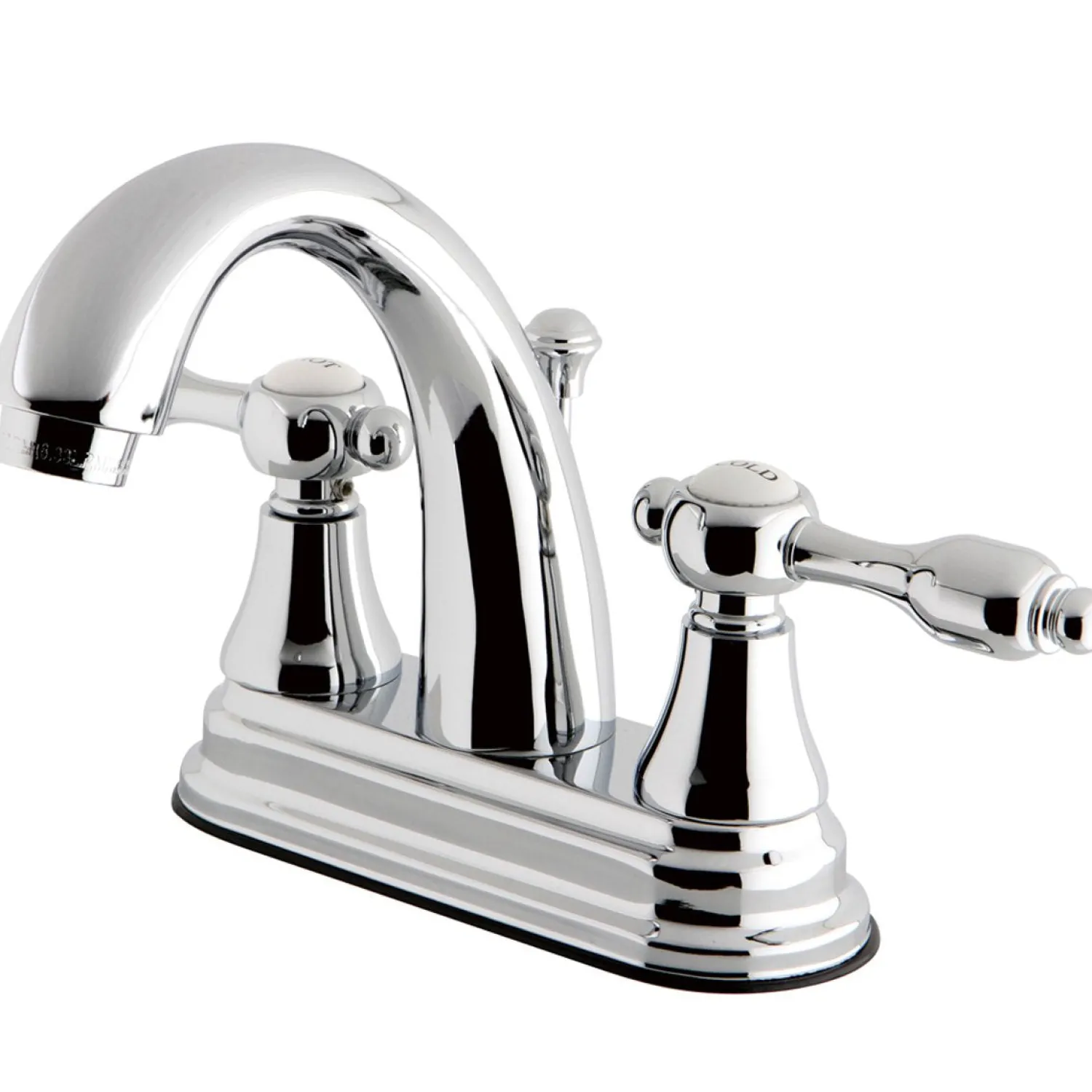 Outlet KS7611TAL 4" Centerset Lavatory Faucet with Brass Pop-up in Chrome 4" Center Set