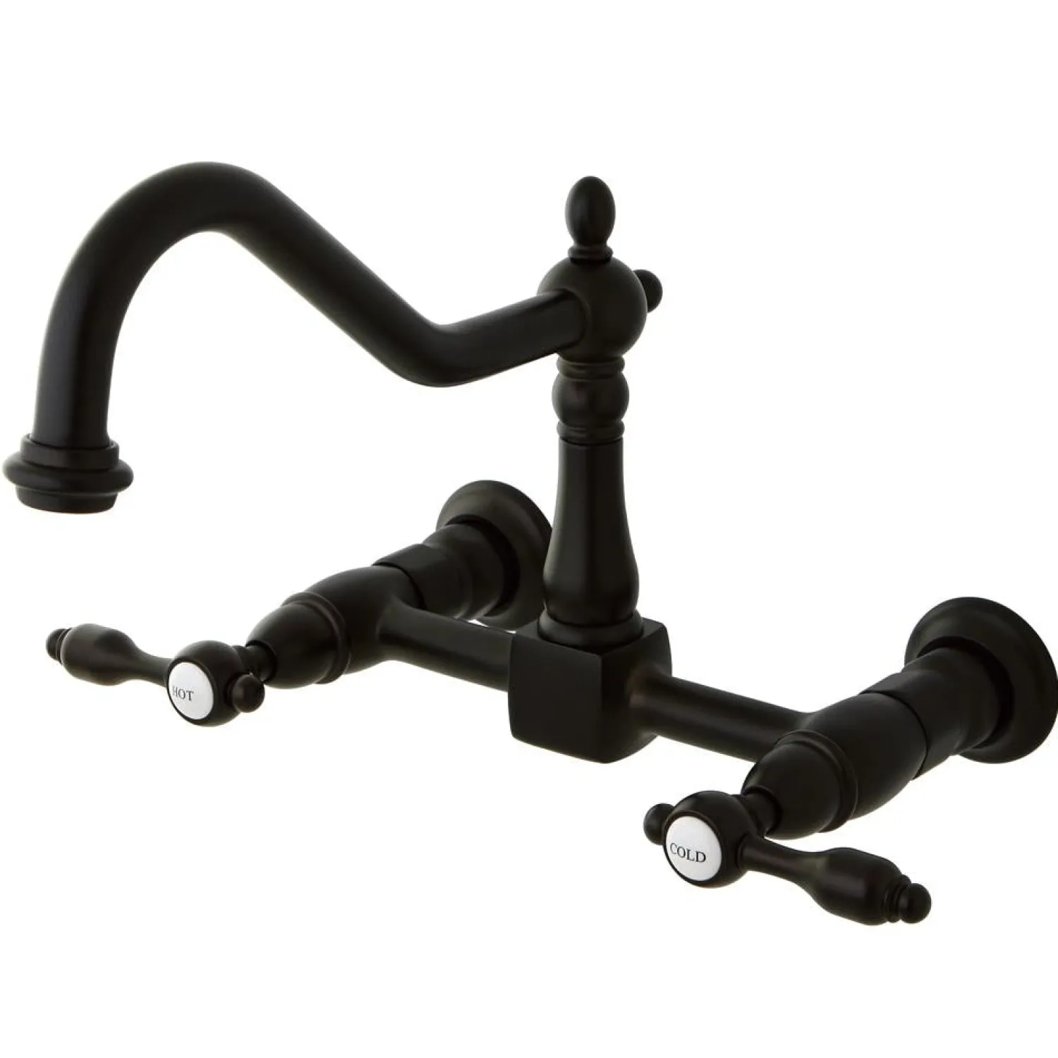 KS1245TAL Tudor 8" Center Kitchen Faucet without Sprayer Wall Mounted Kitchen Faucets