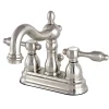New KS1608TAL Tudor 4" Center Lavatory Faucet with Brass Pop-up 4" Center Set