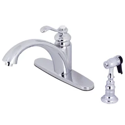 KS6571TPLBS Single-Handle Kitchen Faucet in Polished Chrome Faucets With Side Spray
