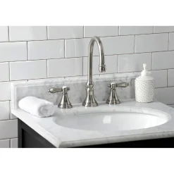Hot KS298XBAL-P Heirloom Widespread Bathroom Faucet with Brass Pop-Up 8