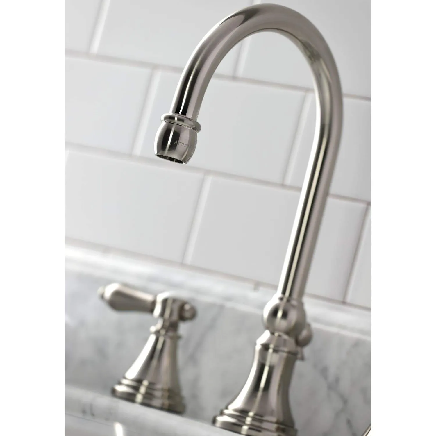 Hot KS298XBAL-P Heirloom Widespread Bathroom Faucet with Brass Pop-Up 8" Widespread