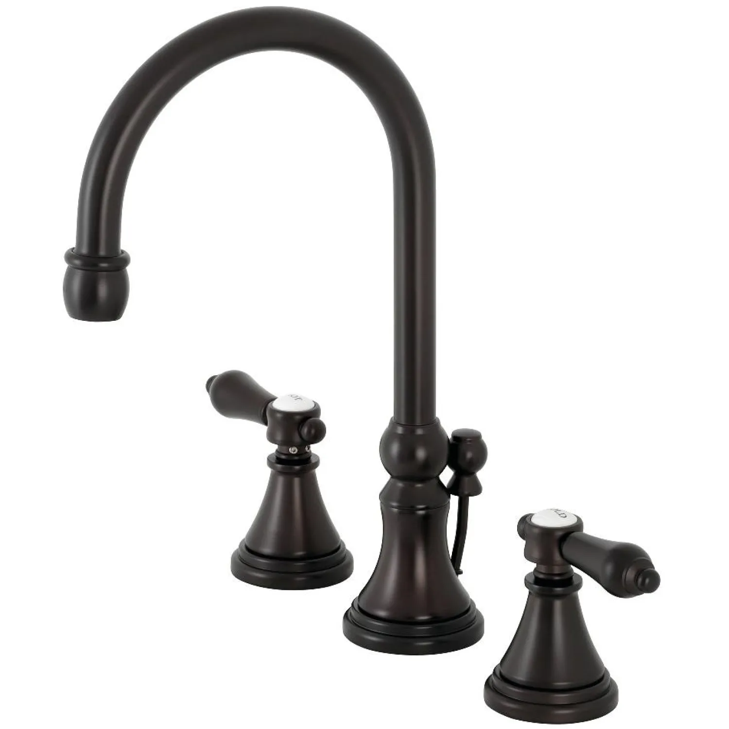 Hot KS298XBAL-P Heirloom Widespread Bathroom Faucet with Brass Pop-Up 8" Widespread