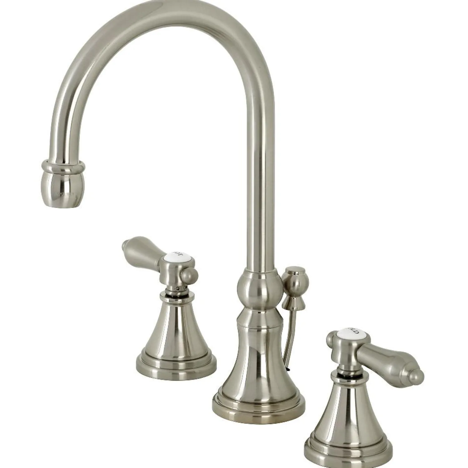Hot KS298XBAL-P Heirloom Widespread Bathroom Faucet with Brass Pop-Up 8" Widespread