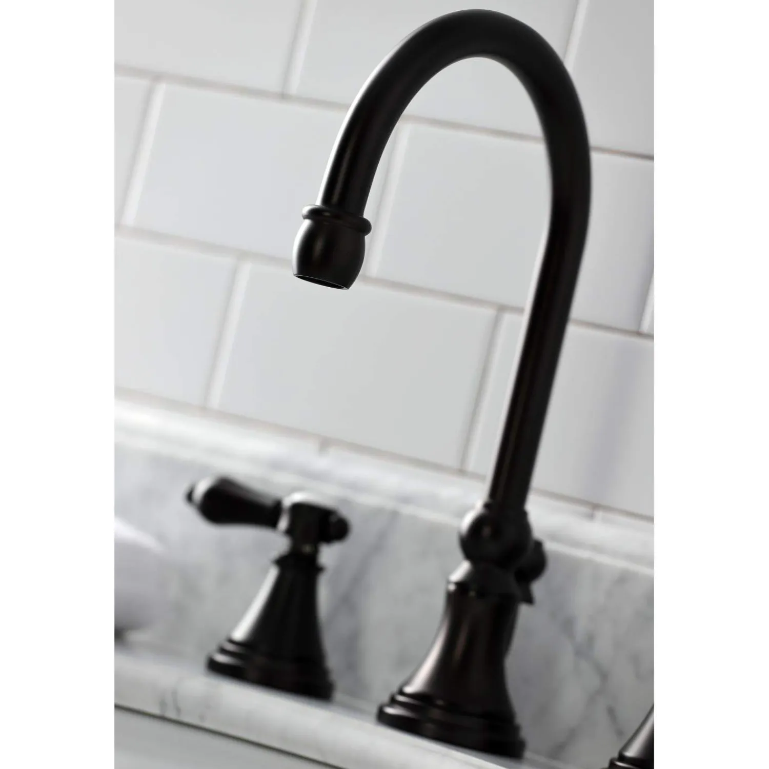 Hot KS298XBAL-P Heirloom Widespread Bathroom Faucet with Brass Pop-Up 8" Widespread