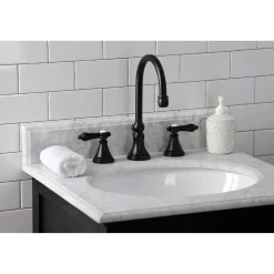 Hot KS298XBAL-P Heirloom Widespread Bathroom Faucet with Brass Pop-Up 8