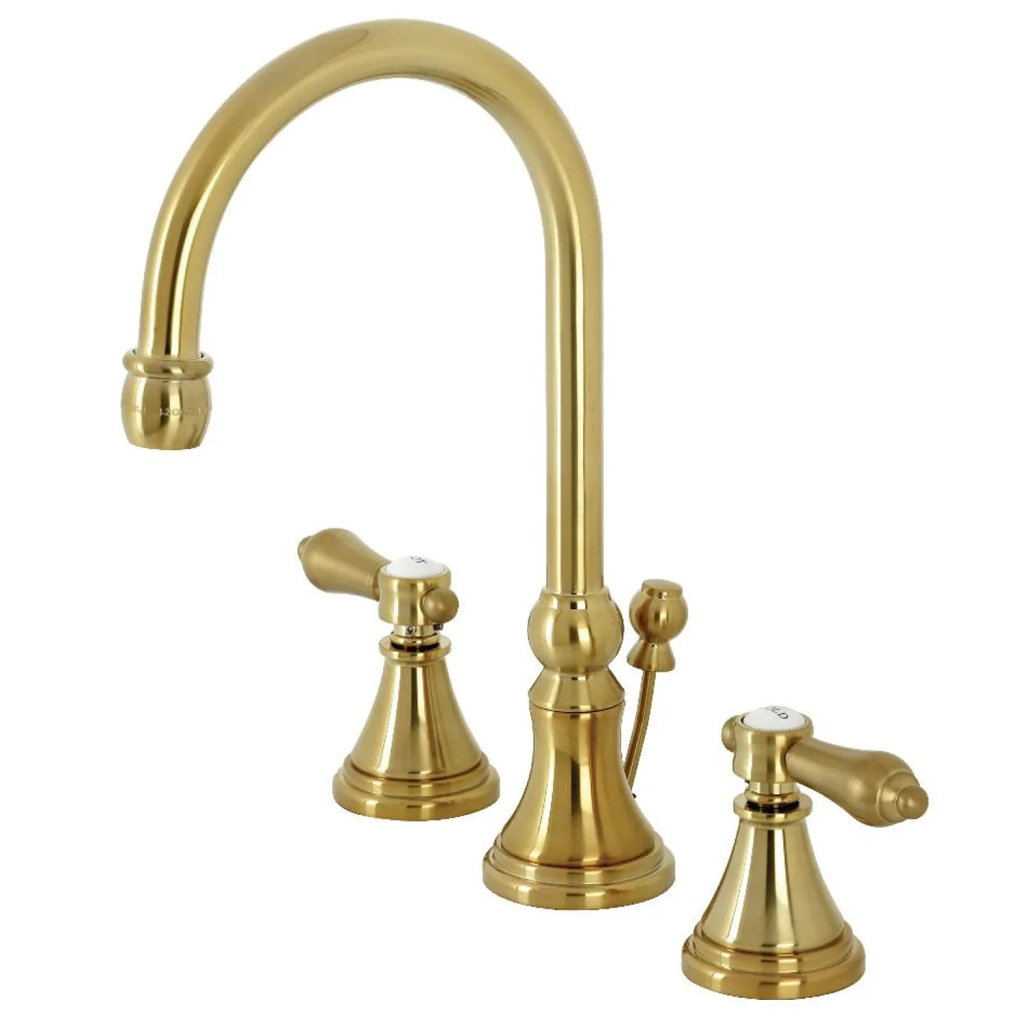 Hot KS298XBAL-P Heirloom Widespread Bathroom Faucet with Brass Pop-Up 8" Widespread