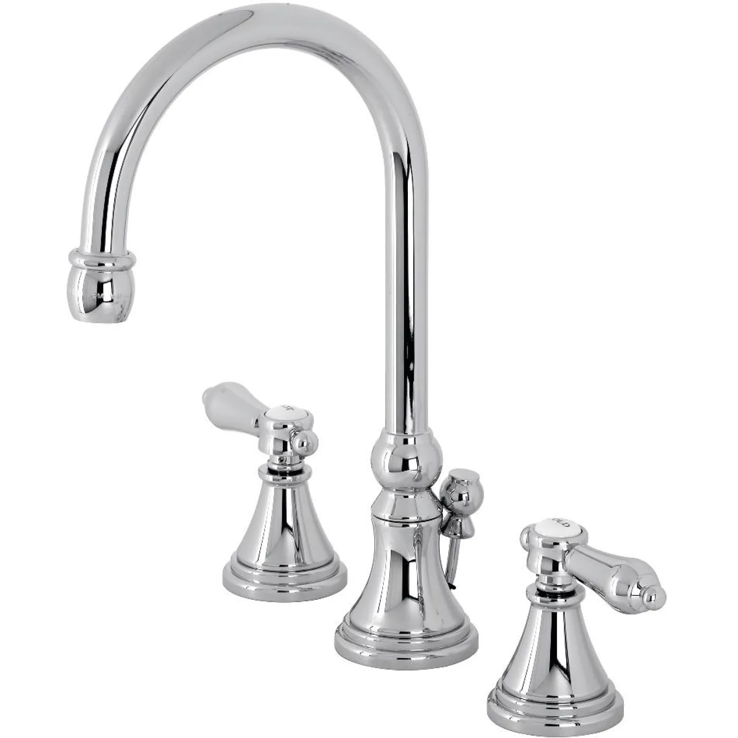 Hot KS298XBAL-P Heirloom Widespread Bathroom Faucet with Brass Pop-Up 8" Widespread