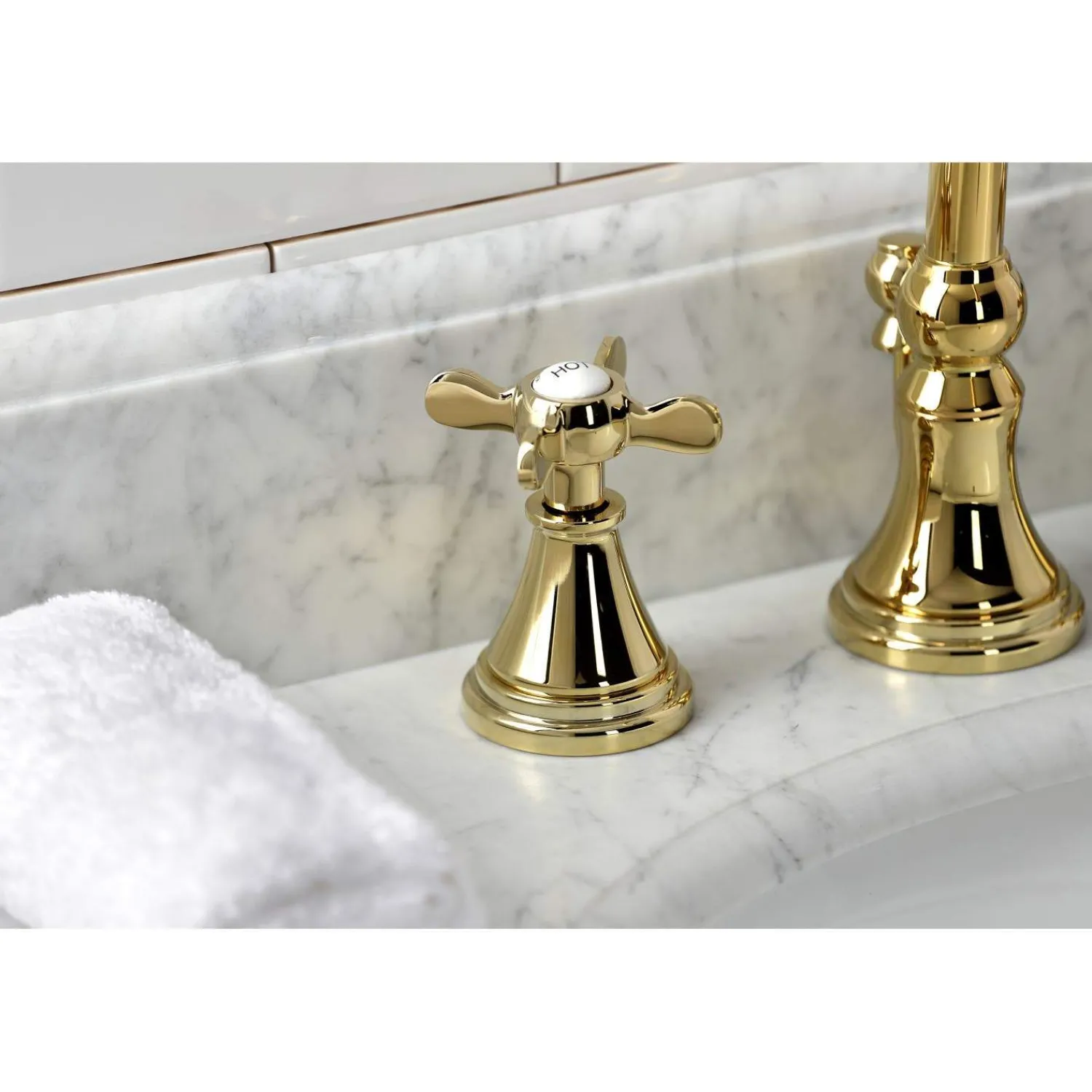 Hot KS298XBEX-P Essex Widespread Bathroom Faucet with Brass Pop-Up 8" Widespread