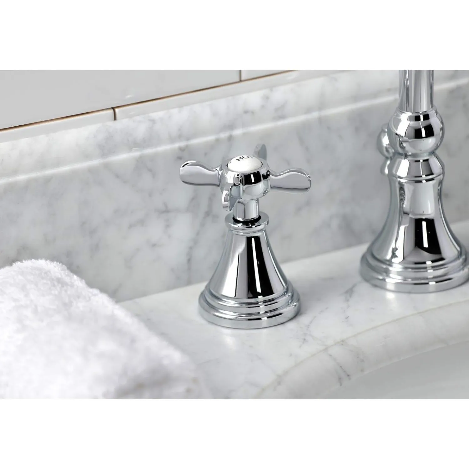 Hot KS298XBEX-P Essex Widespread Bathroom Faucet with Brass Pop-Up 8" Widespread