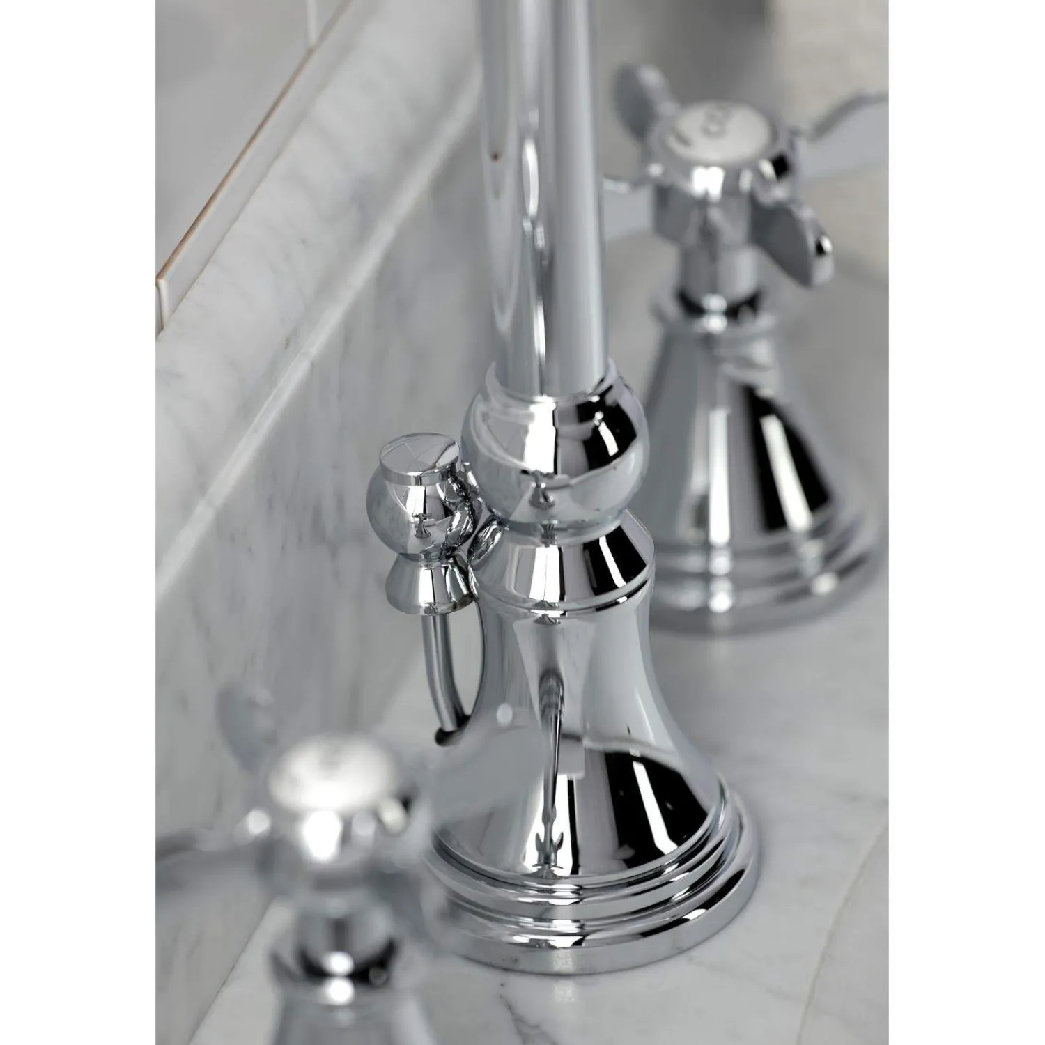 Hot KS298XBEX-P Essex Widespread Bathroom Faucet with Brass Pop-Up 8" Widespread