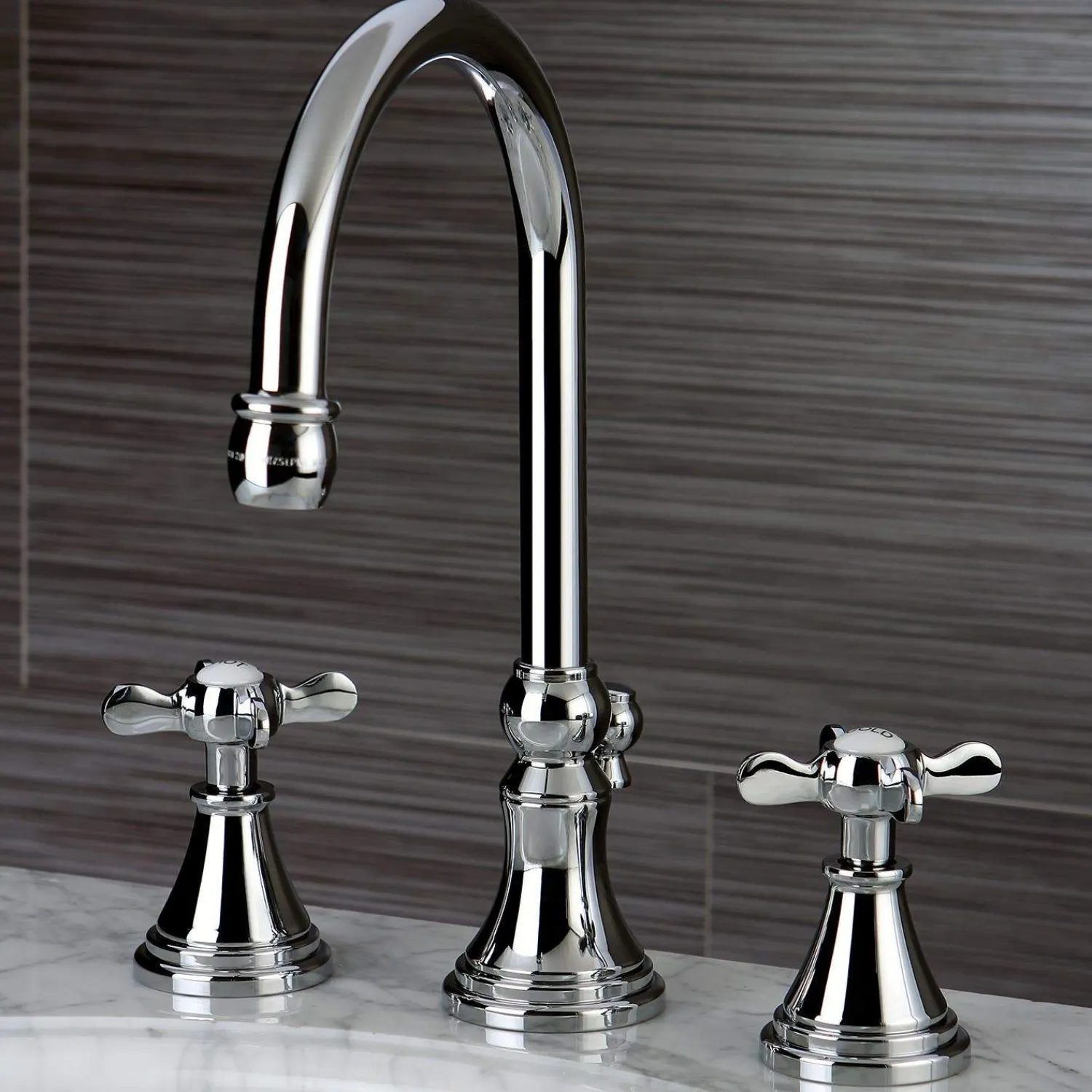 Hot KS298XBEX-P Essex Widespread Bathroom Faucet with Brass Pop-Up 8" Widespread