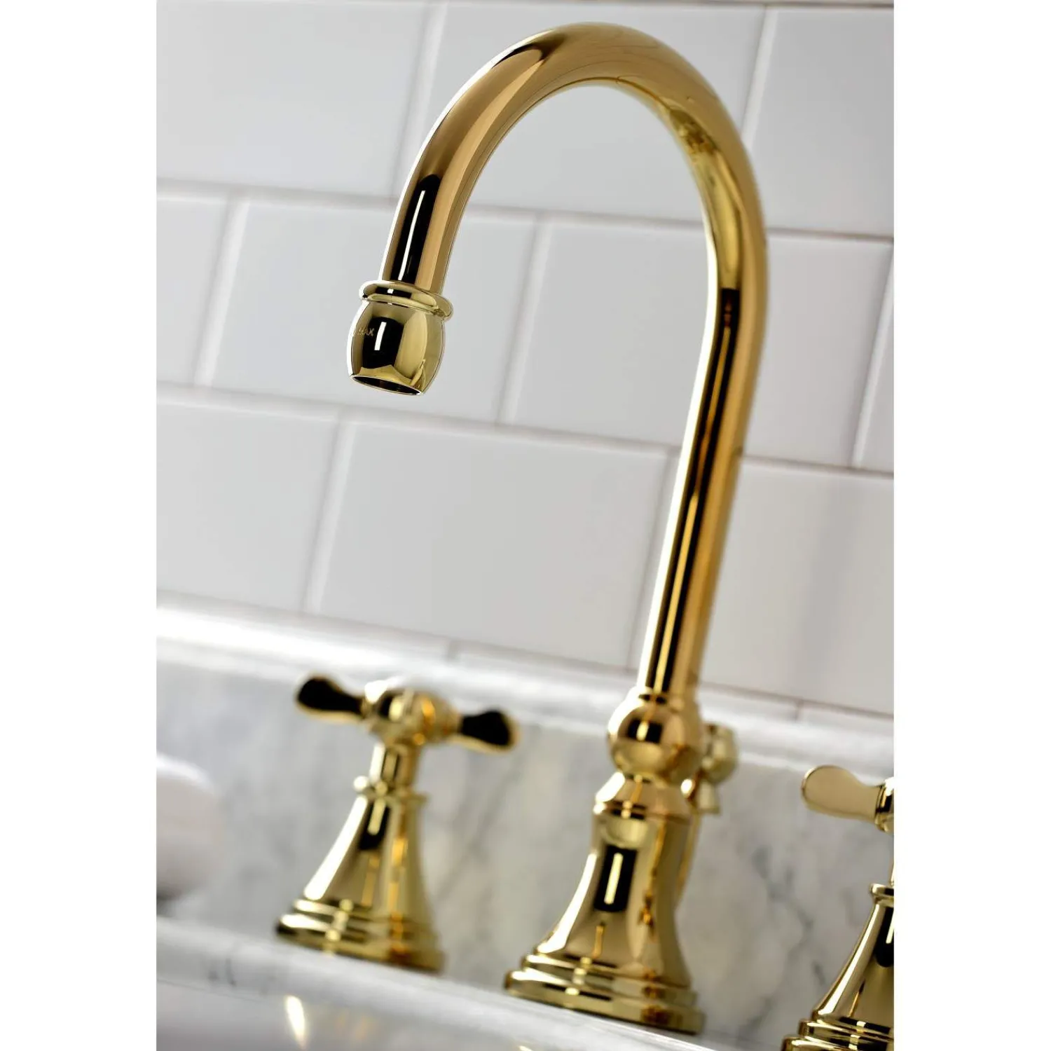 Hot KS298XBEX-P Essex Widespread Bathroom Faucet with Brass Pop-Up 8" Widespread