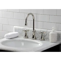 Hot KS298XBEX-P Essex Widespread Bathroom Faucet with Brass Pop-Up 8