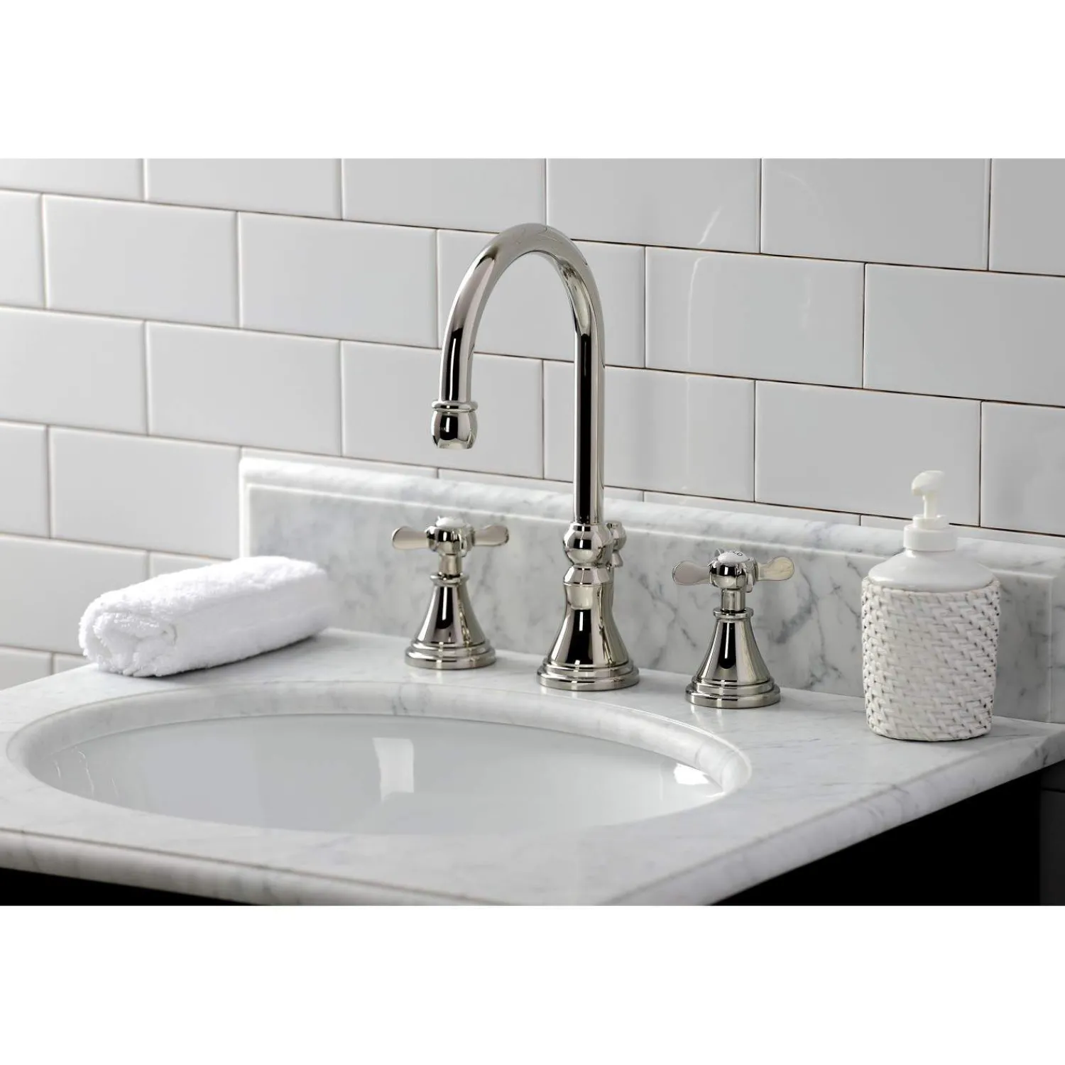 Hot KS298XBEX-P Essex Widespread Bathroom Faucet with Brass Pop-Up 8" Widespread