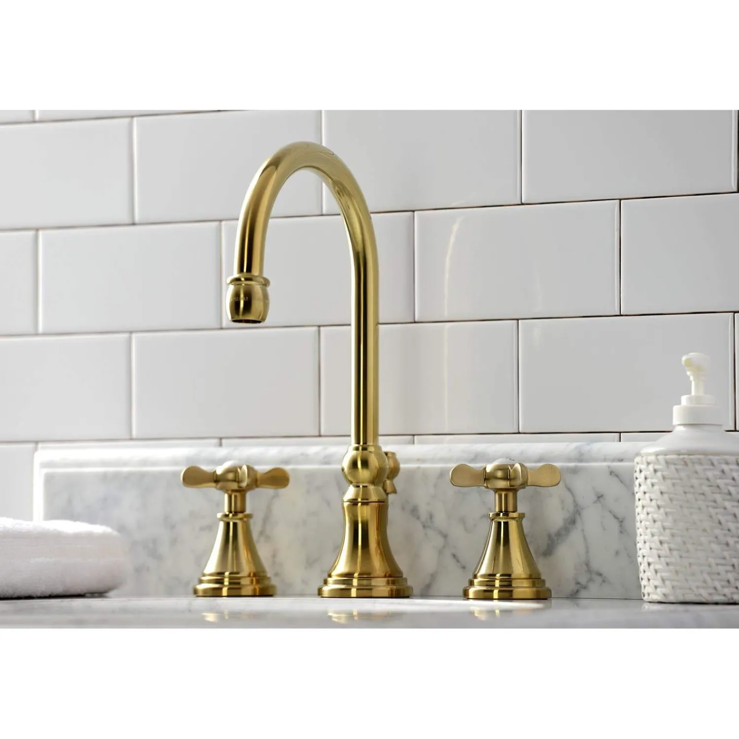 Hot KS298XBEX-P Essex Widespread Bathroom Faucet with Brass Pop-Up 8" Widespread