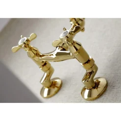 Online KS322XBEX-P 6-Inch Adjustable Center Wall Mount Kitchen Faucet Wall Mounted Kitchen Faucets