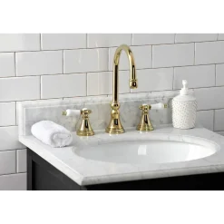 Sale KS298XBPL-P Bel Air Widespread Bathroom Faucet with Brass Pop-Up 8" Widespread