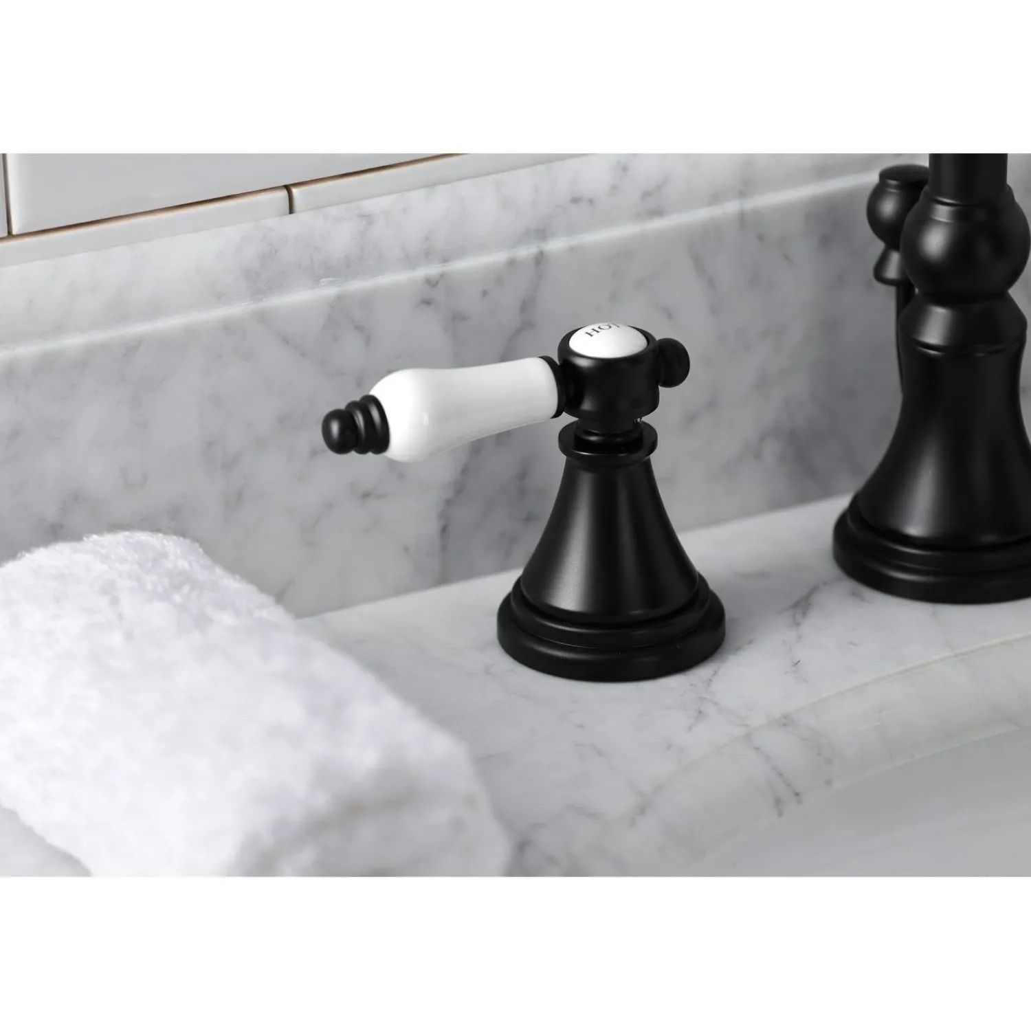 Sale KS298XBPL-P Bel Air Widespread Bathroom Faucet with Brass Pop-Up 8" Widespread