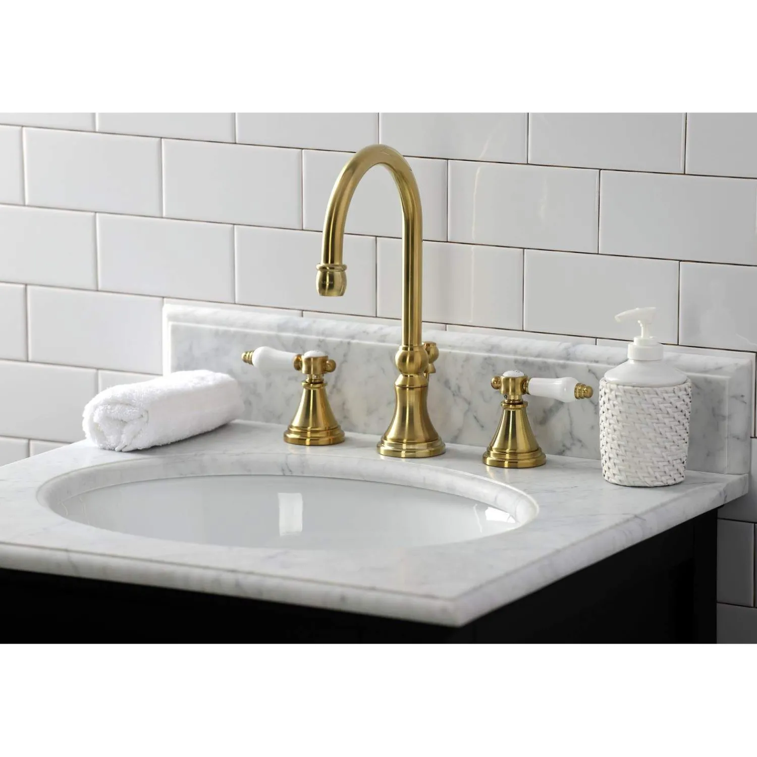 Sale KS298XBPL-P Bel Air Widespread Bathroom Faucet with Brass Pop-Up 8" Widespread