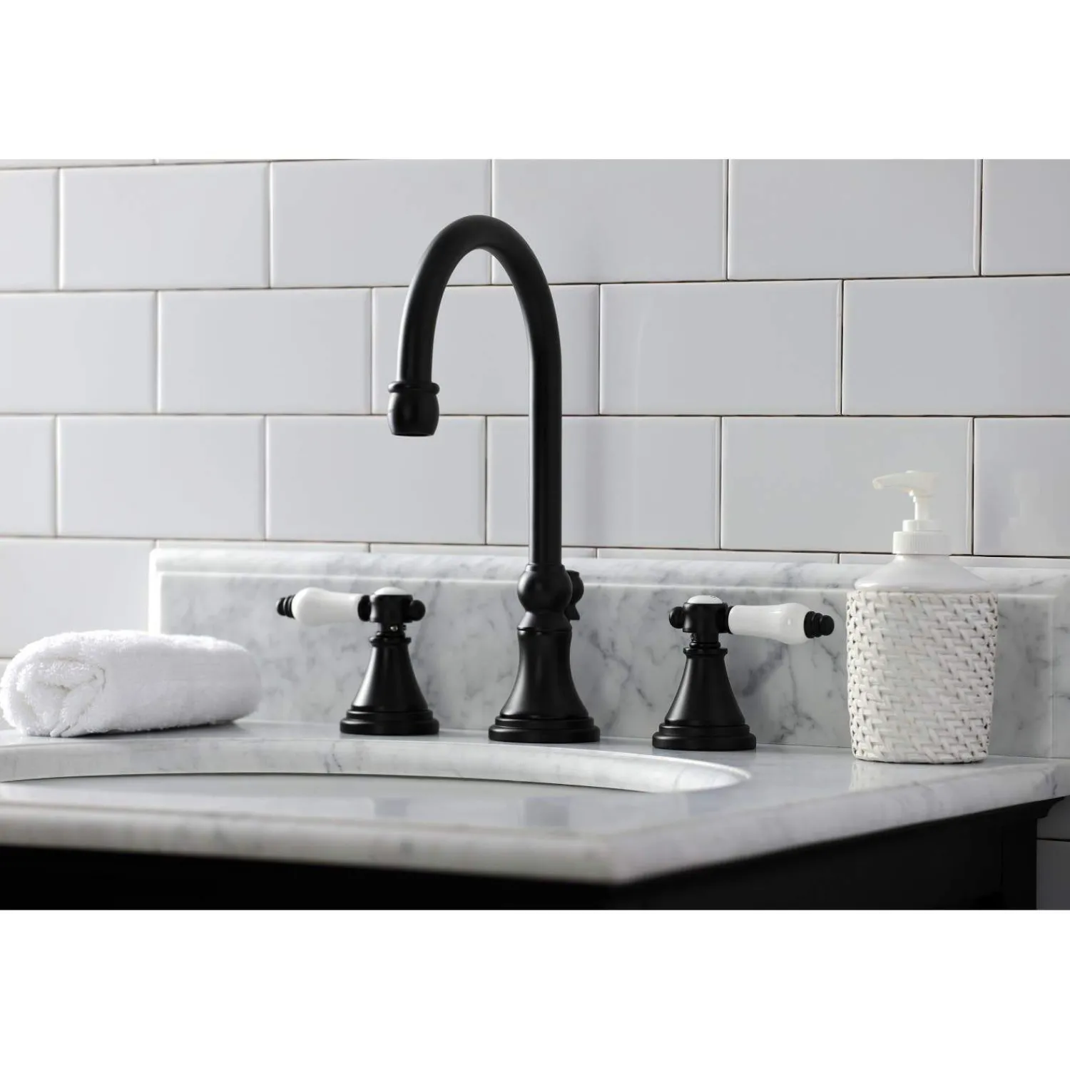 Sale KS298XBPL-P Bel Air Widespread Bathroom Faucet with Brass Pop-Up 8" Widespread